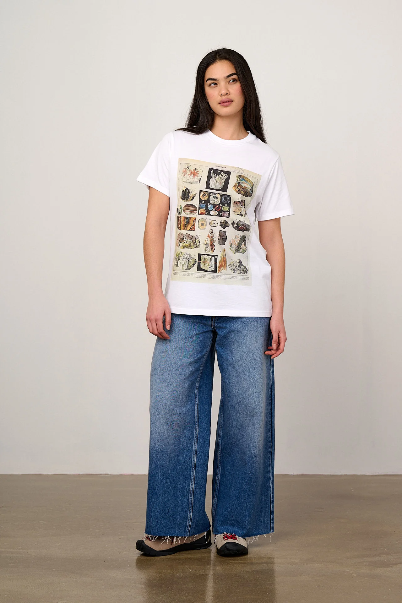 L.E. Denver - Cotton T-Shirt in Minerals Natural History Museum & Yak - Image 5