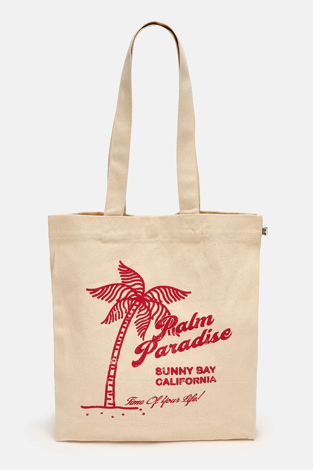 Felix - Cotton Tote Bag with Palm Paradise Print - Image 2