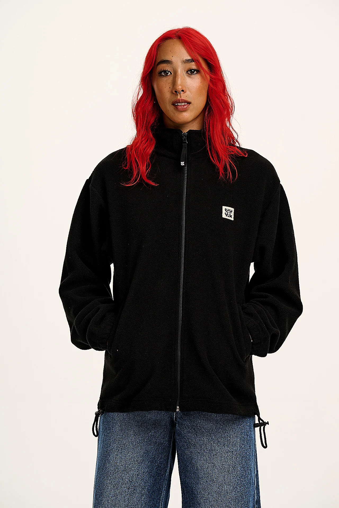 Nicks - Full Zip Polar Fleece in Black - Image 7